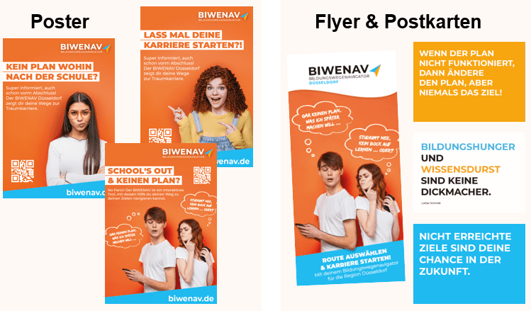 Poster, Flyer und Postkarten zum BIWENAV – jetzt kostenfrei bestellen!